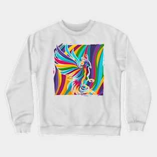 colorful phoenix Crewneck Sweatshirt